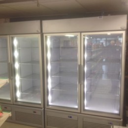 Upright glass door freezers with led lighting
limited availability