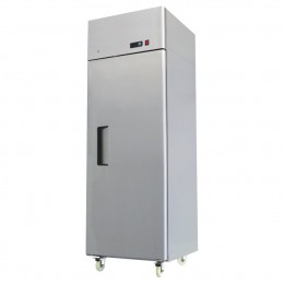 Single door slimline chiller -2 / +2, all stainless, high ambient
