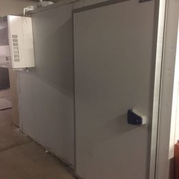 Picture below is interior 
16 ft x 11 ft with shelving and unit excellent condition 
Freezer 